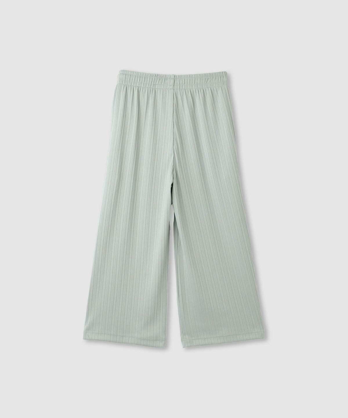 NAVY リブワイドパンツ キッズ