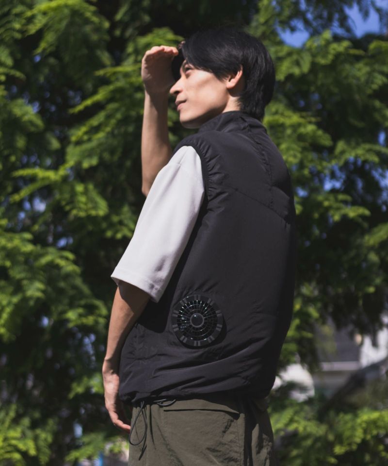 NAVY 空調風神服(R)×EXFROZEN ファン付きベスト メンズ商品画像-2
