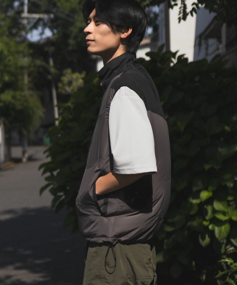 NAVY  空調風神服(R)×EXFROZEN ファン付きベスト メンズ商品画像-5