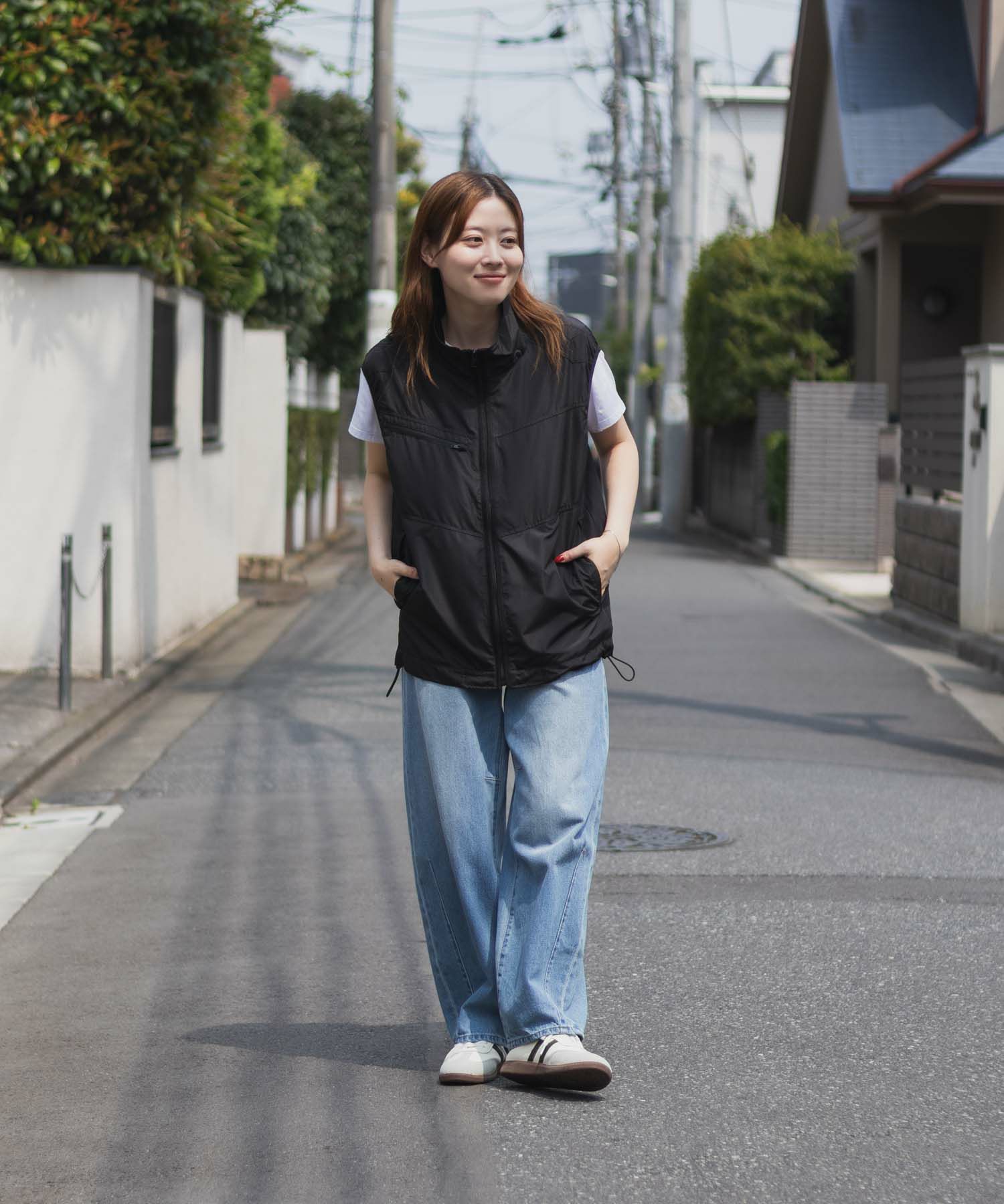 NAVY 空調風神服×EXFROZEN ファン付きベスト メンズ