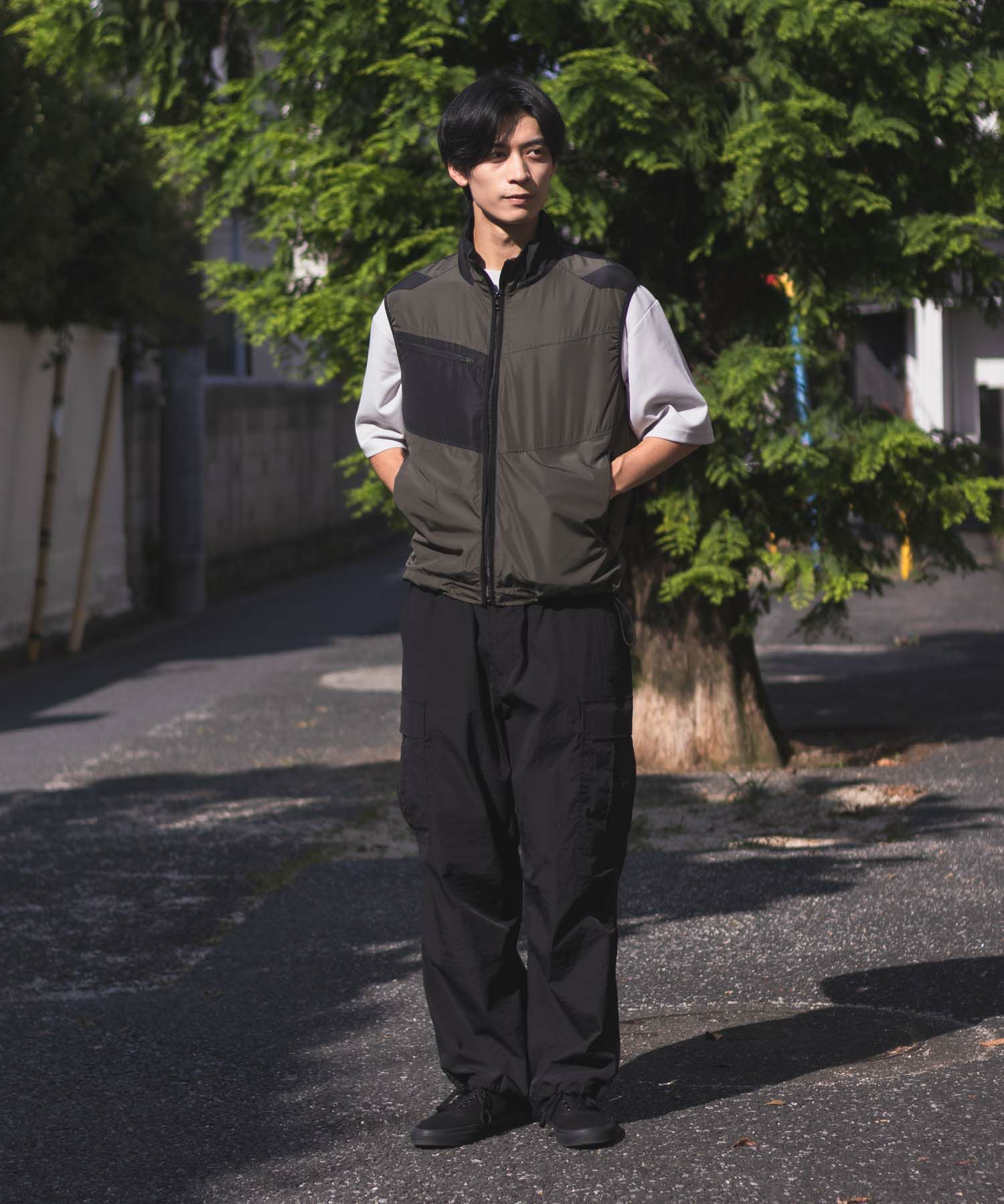 NAVY  空調風神服(R)×EXFROZEN ファン付きベスト メンズ商品画像-18