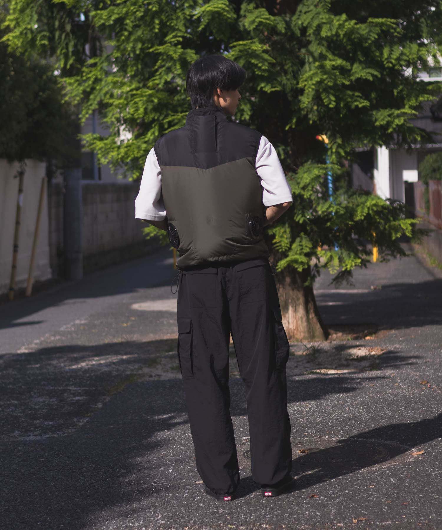 NAVY  空調風神服(R)×EXFROZEN ファン付きベスト メンズ商品画像-40