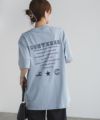 CONVERSE  バック刺繍ルーズTシャツ レディース メール便 対応商品商品サムネイル-4