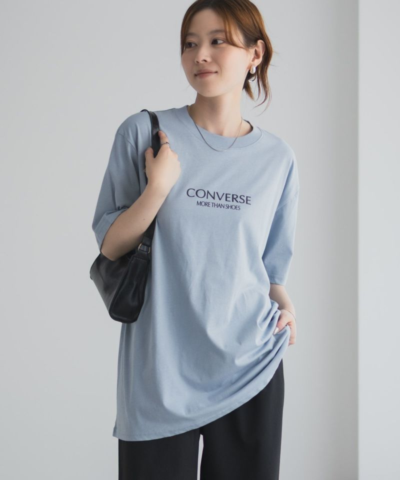 CONVERSE  バック刺繍ルーズTシャツ レディース メール便 対応商品商品画像-20