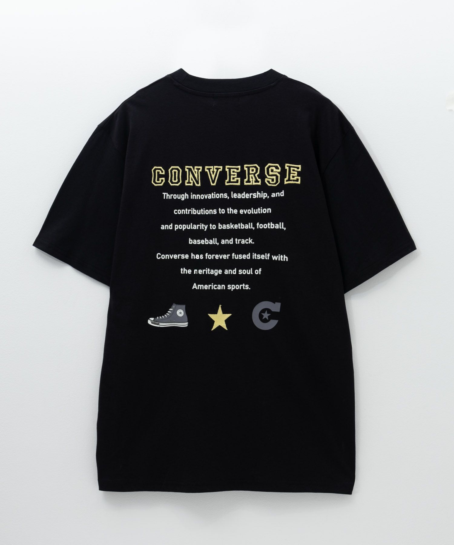 CONVERSE  バック刺繍ルーズTシャツ レディース メール便 対応商品商品サムネイル-24