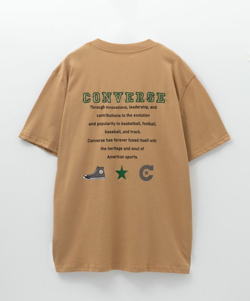 CONVERSE  バック刺繍ルーズTシャツ レディース メール便 対応商品商品画像-28