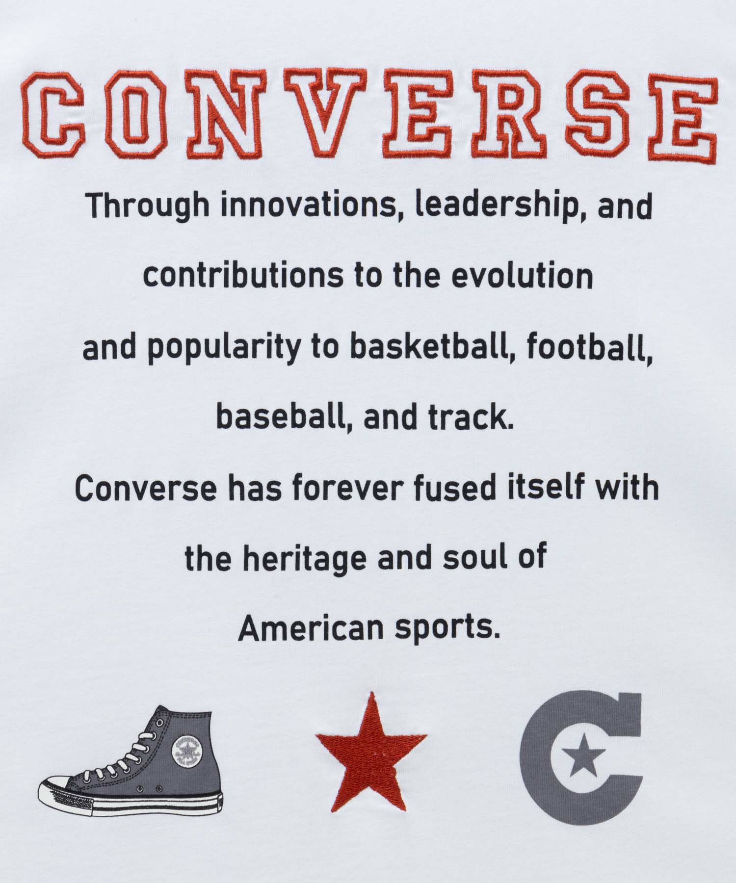 CONVERSE  バック刺繍ルーズTシャツ レディース メール便 対応商品商品サムネイル-33