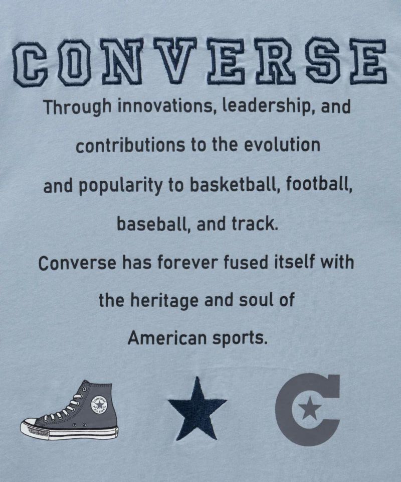 CONVERSE  バック刺繍ルーズTシャツ レディース メール便 対応商品商品画像-35