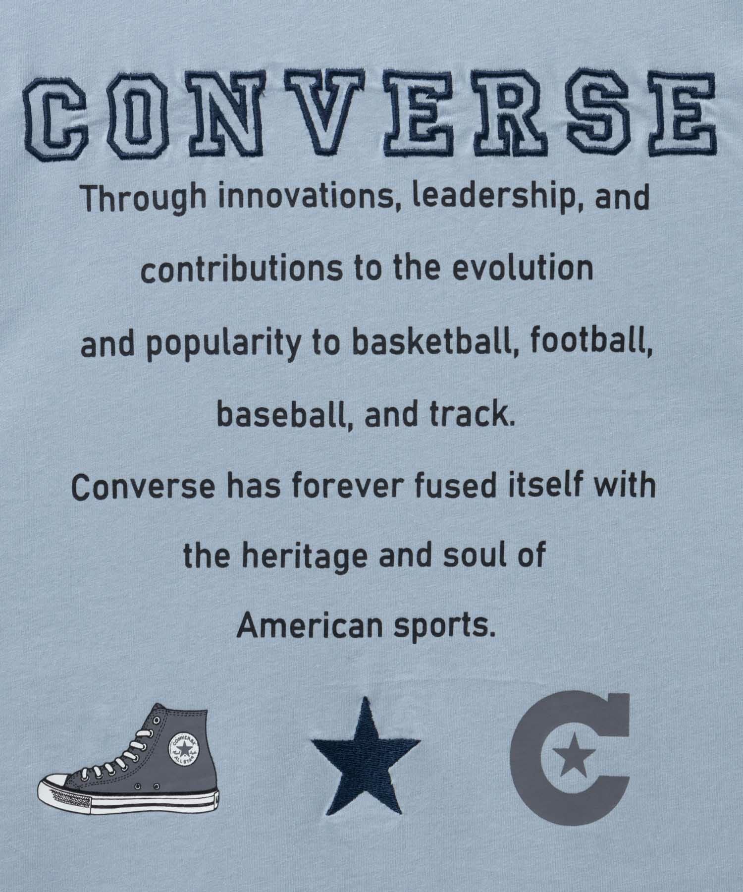 CONVERSE  バック刺繍ルーズTシャツ レディース メール便 対応商品商品サムネイル-35