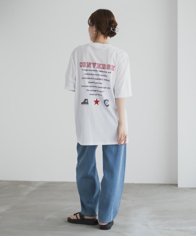 CONVERSE  バック刺繍ルーズTシャツ レディース メール便 対応商品商品画像-37