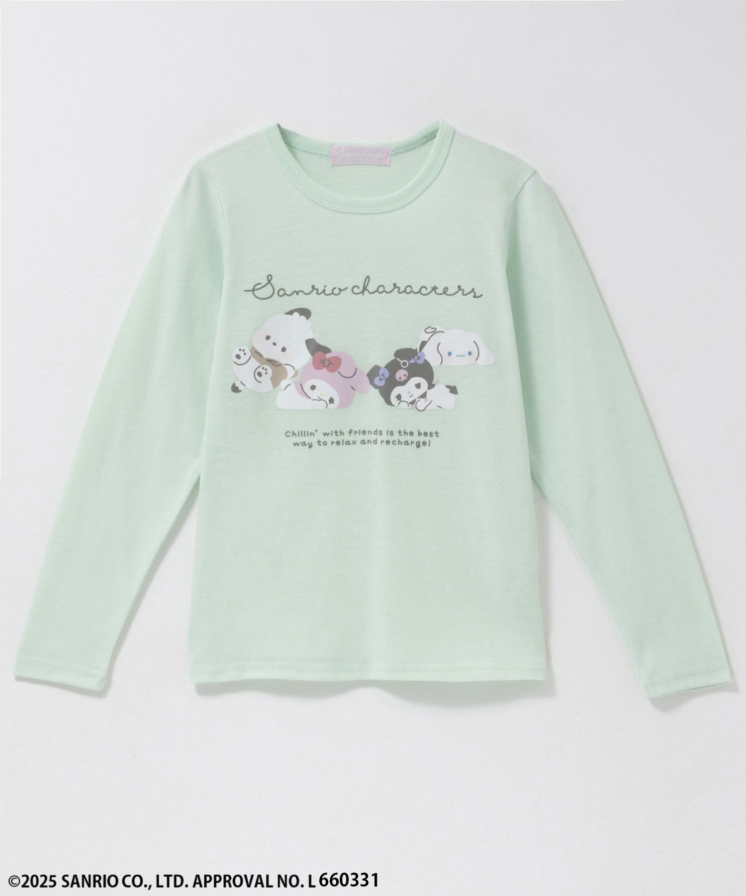 サンリオキャラクターズ プリント長袖Tシャツ キッズ ネコポス 対応商品