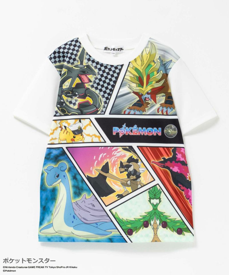 ポケットモンスター プリント半袖Tシャツ キッズ メール便 対応商品商品画像-1