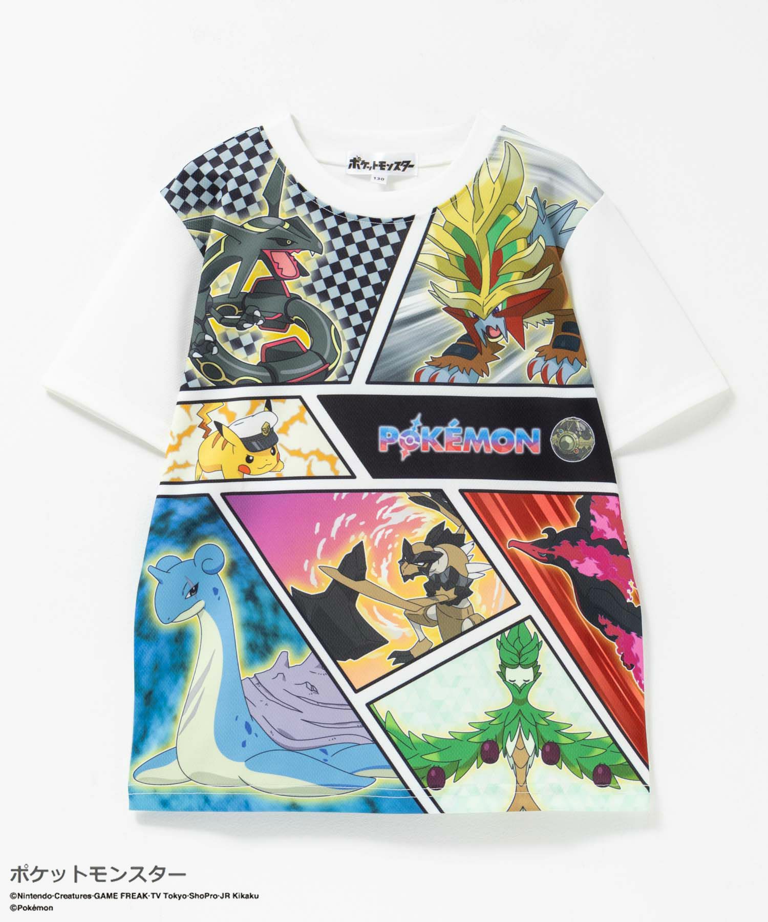 ポケットモンスター プリント半袖Tシャツ キッズ メール便 対応商品商品サムネイル-1