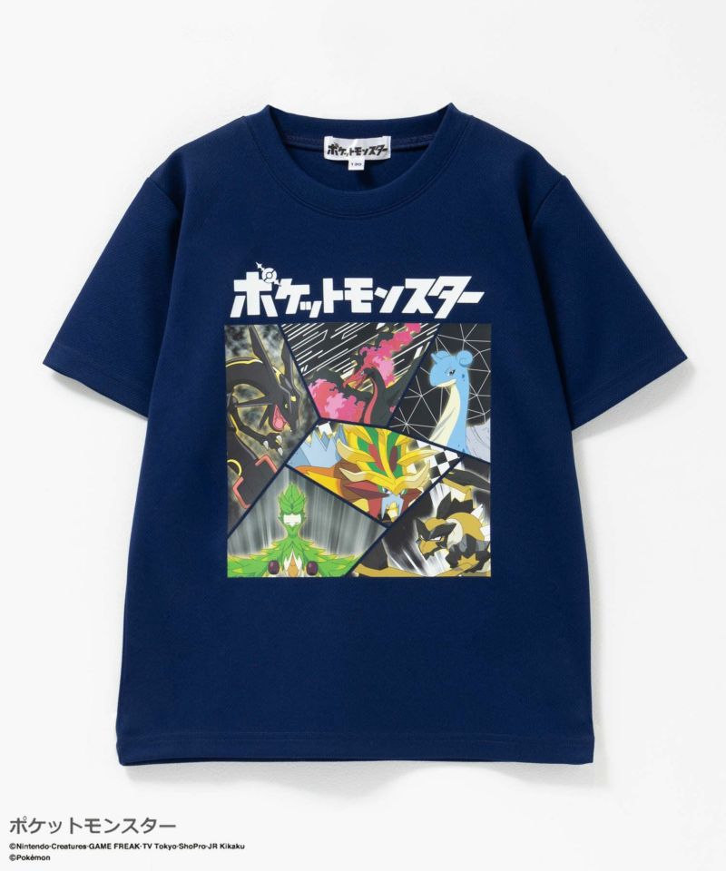 ポケットモンスター プリント半袖Tシャツ キッズ メール便 対応商品商品画像-7