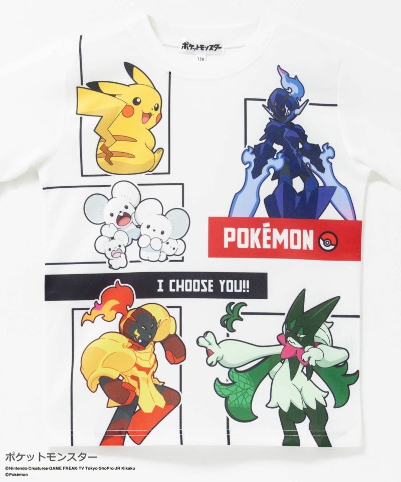 ポケットモンスター プリント半袖Tシャツ キッズ メール便 対応商品商品画像-10