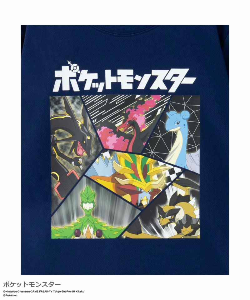 ポケットモンスター プリント半袖Tシャツ キッズ メール便 対応商品商品画像-12