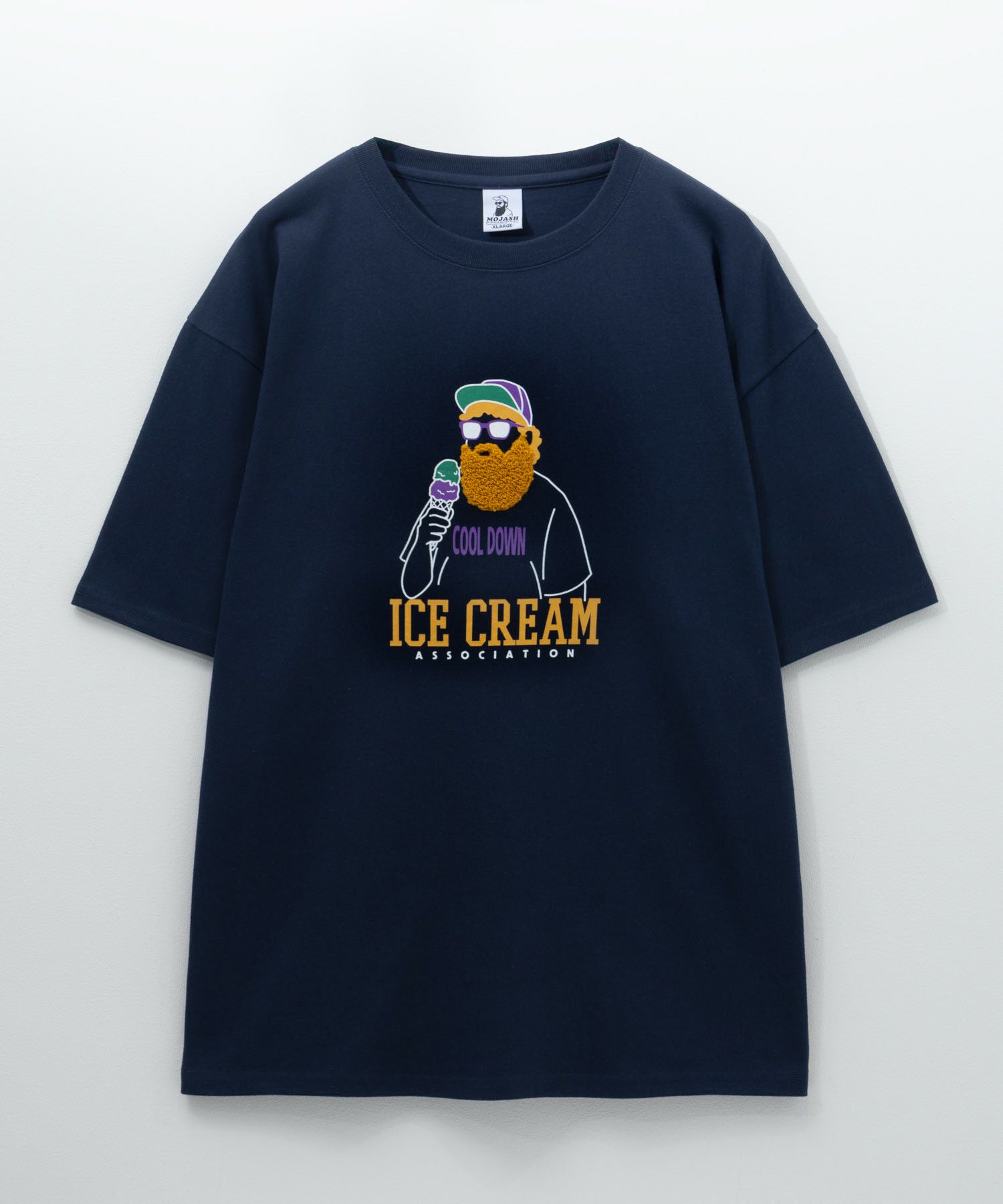 ひげサガラ刺繍Tシャツ メンズ ネコポス 対応商品