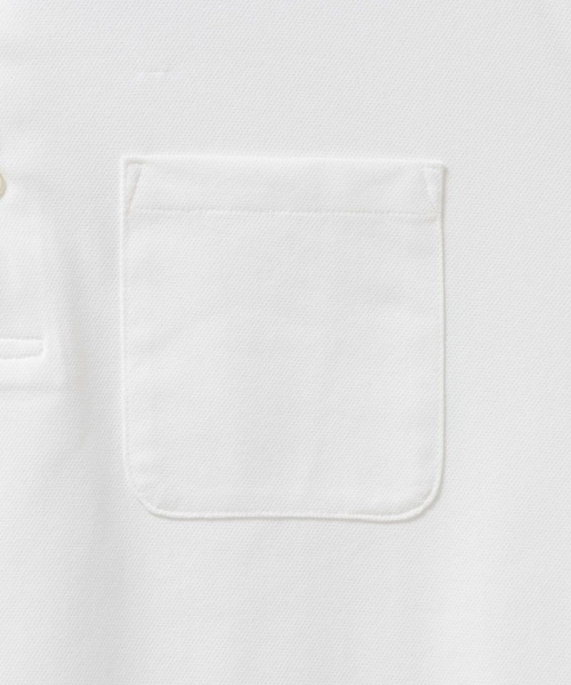 NAVY  鹿の子ボタンダウンポロシャツ メンズ商品画像-7