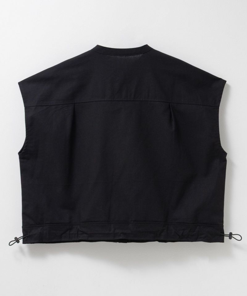 Idnes リネンライクノーカラージャケット レディース商品画像-18