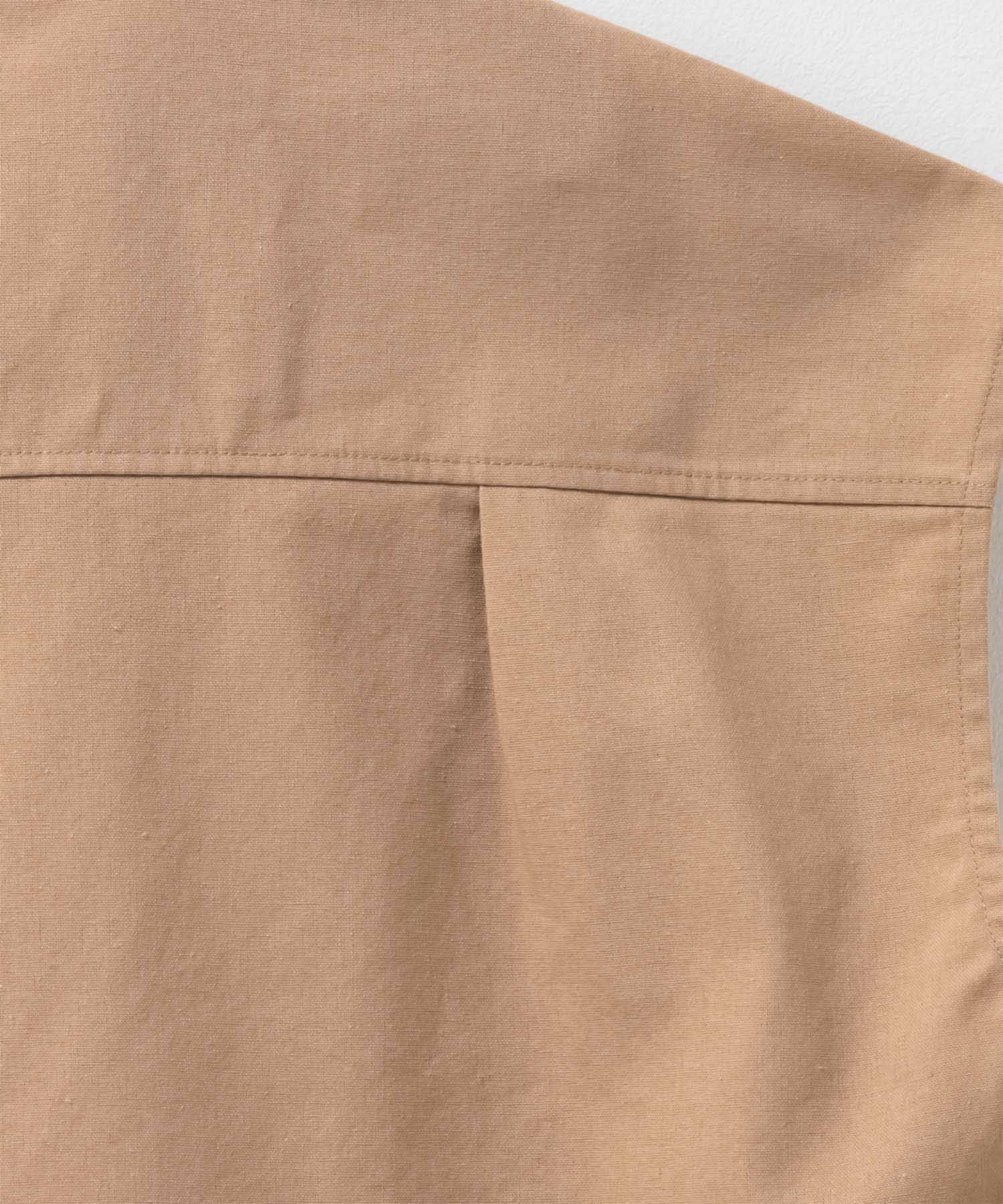 Idnes リネンライクノーカラージャケット レディース商品画像-21