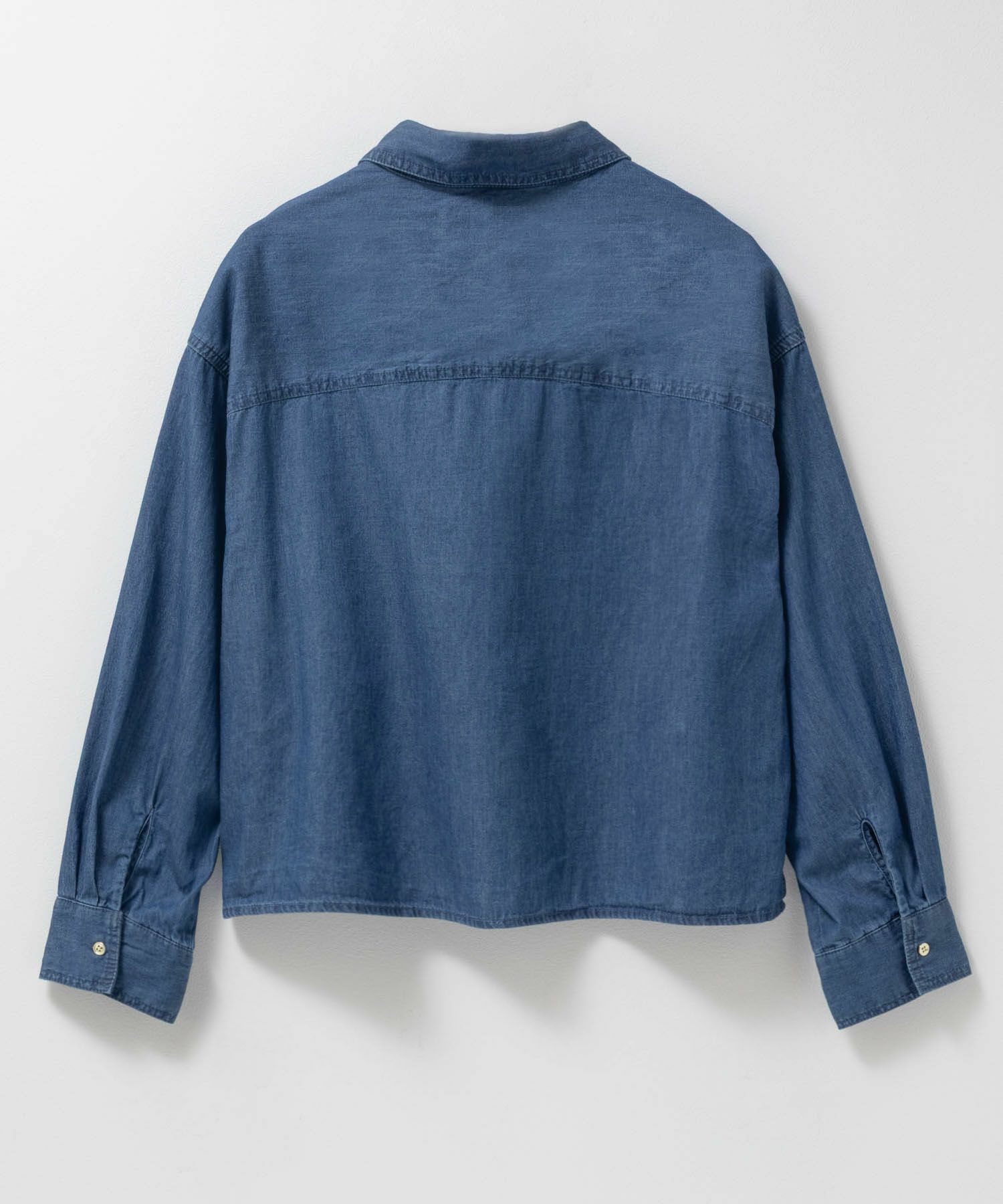 Idnes デニムコンパクトシャツ レディース商品画像-19