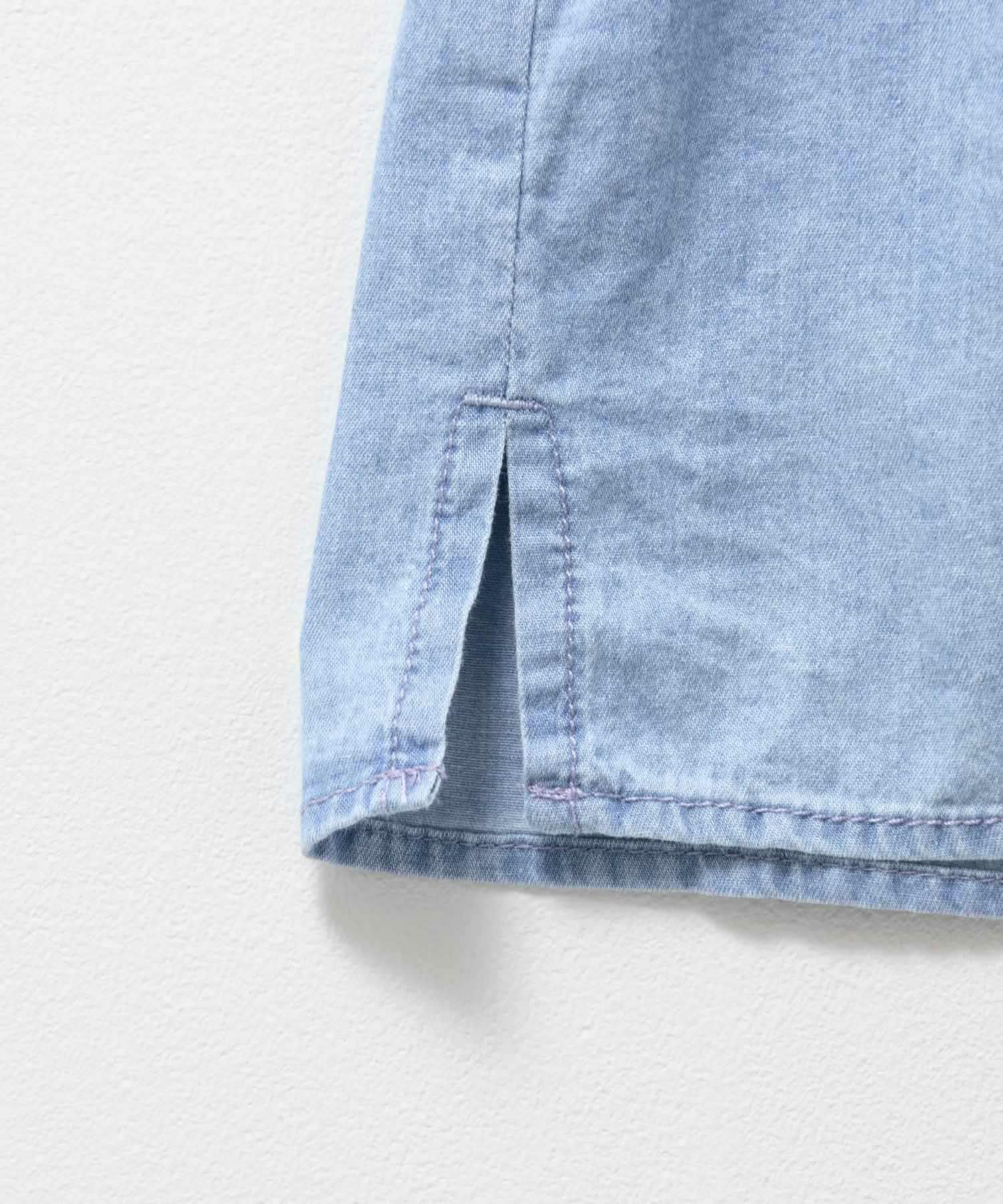 Idnes デニムコンパクトシャツ レディース商品画像-21