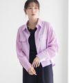 Idnes リネンライクコンパクトシャツ レディース