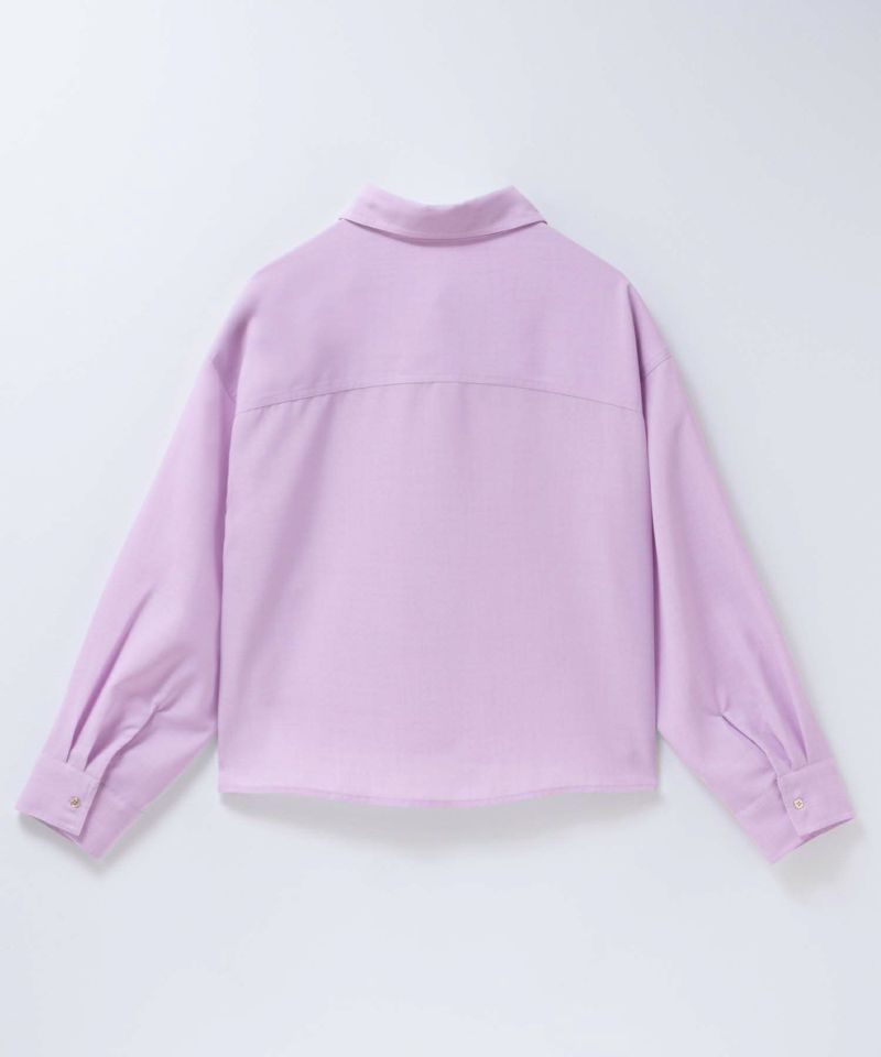 Idnes リネンライクコンパクトシャツ レディース商品画像-29