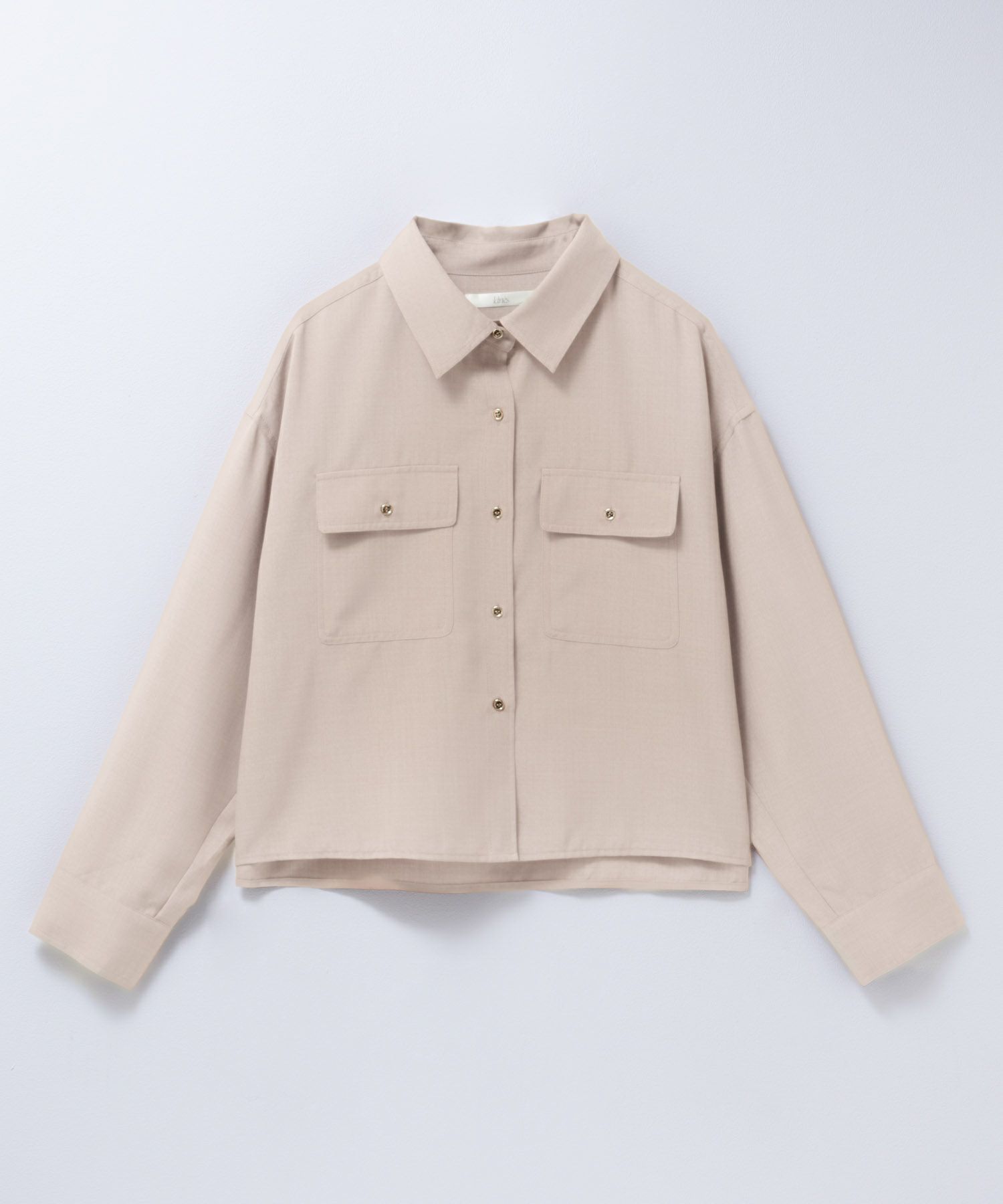 Idnes リネンライクコンパクトシャツ レディース商品画像-30