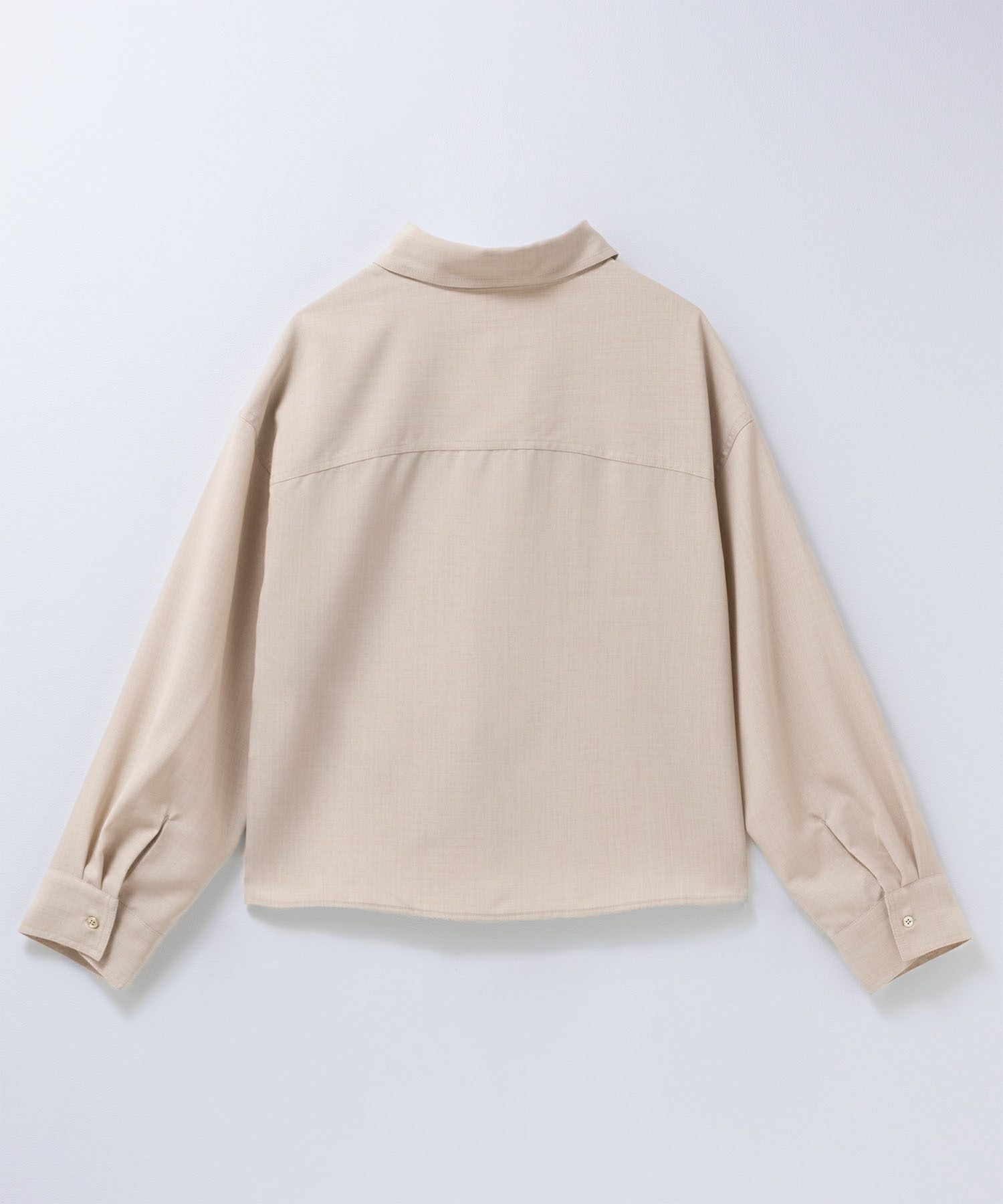 Idnes リネンライクコンパクトシャツ レディース