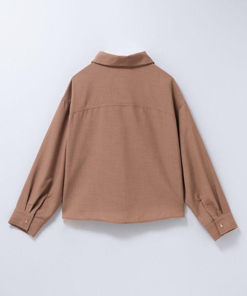 Idnes リネンライクコンパクトシャツ レディース商品画像-33