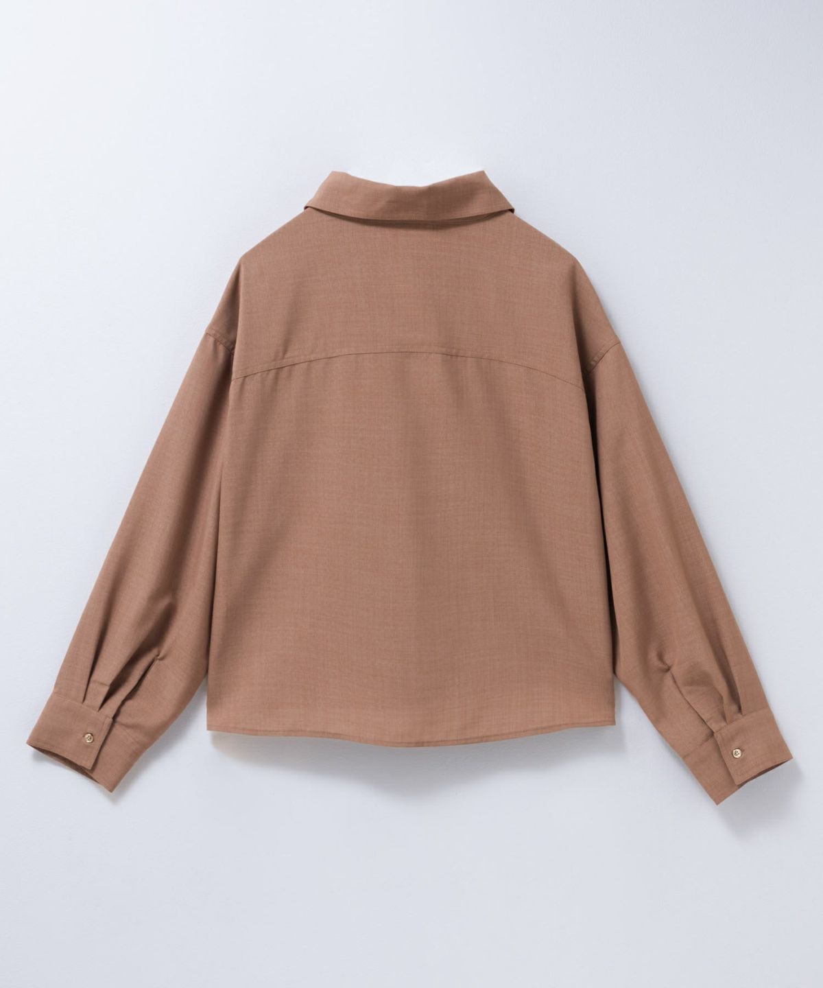 Idnes リネンライクコンパクトシャツ レディース