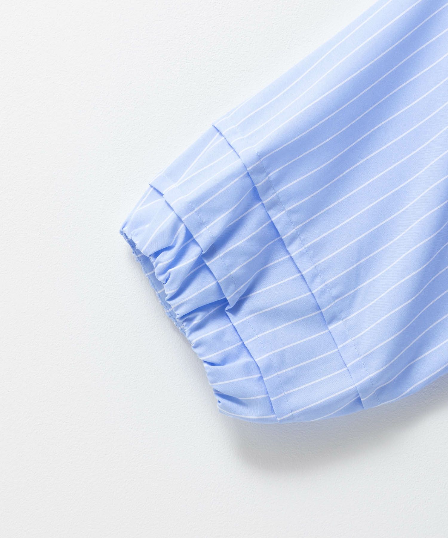 Idnes 袖タックストライプブラウス レディース商品サムネイル-21