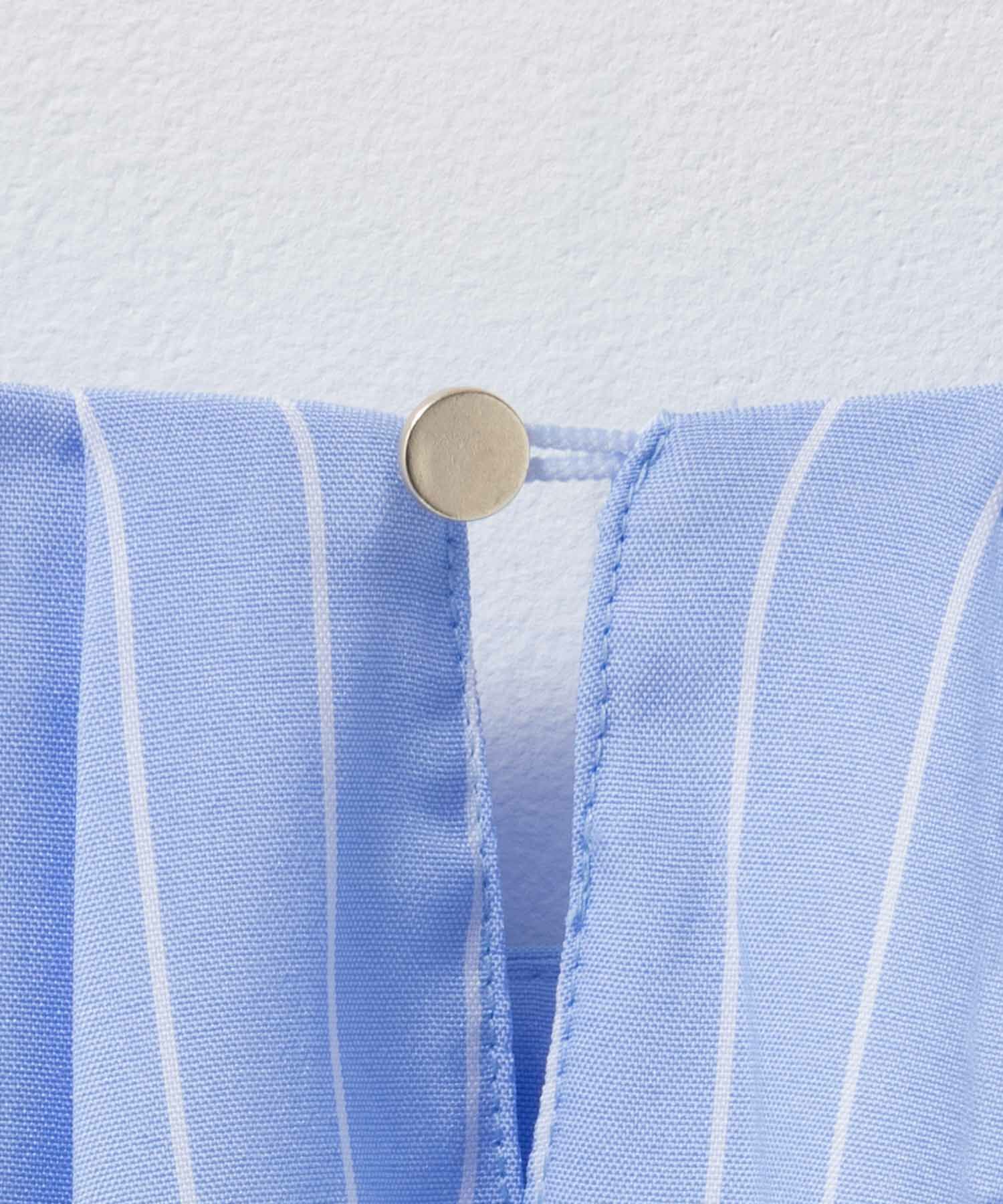 Idnes 袖タックストライプブラウス レディース商品画像-24