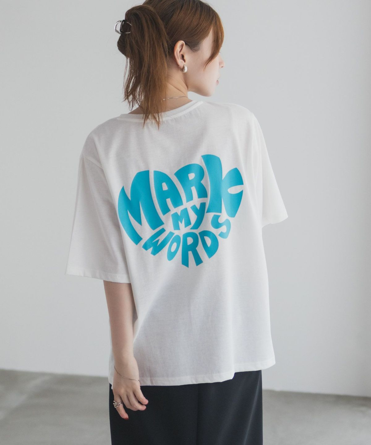 T-GRAPHICS バックプリントTシャツ レディース ネコポス 対応商品