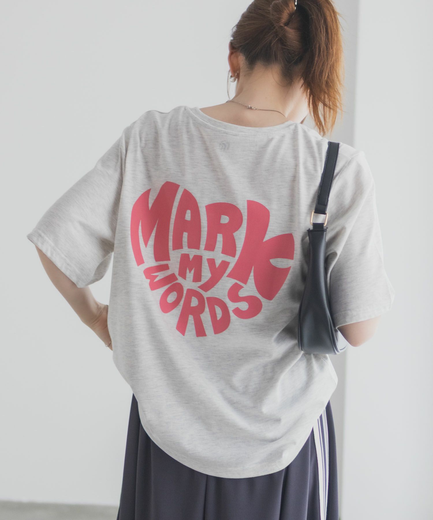 T-GRAPHICS バックプリントTシャツ レディース ネコポス 対応商品