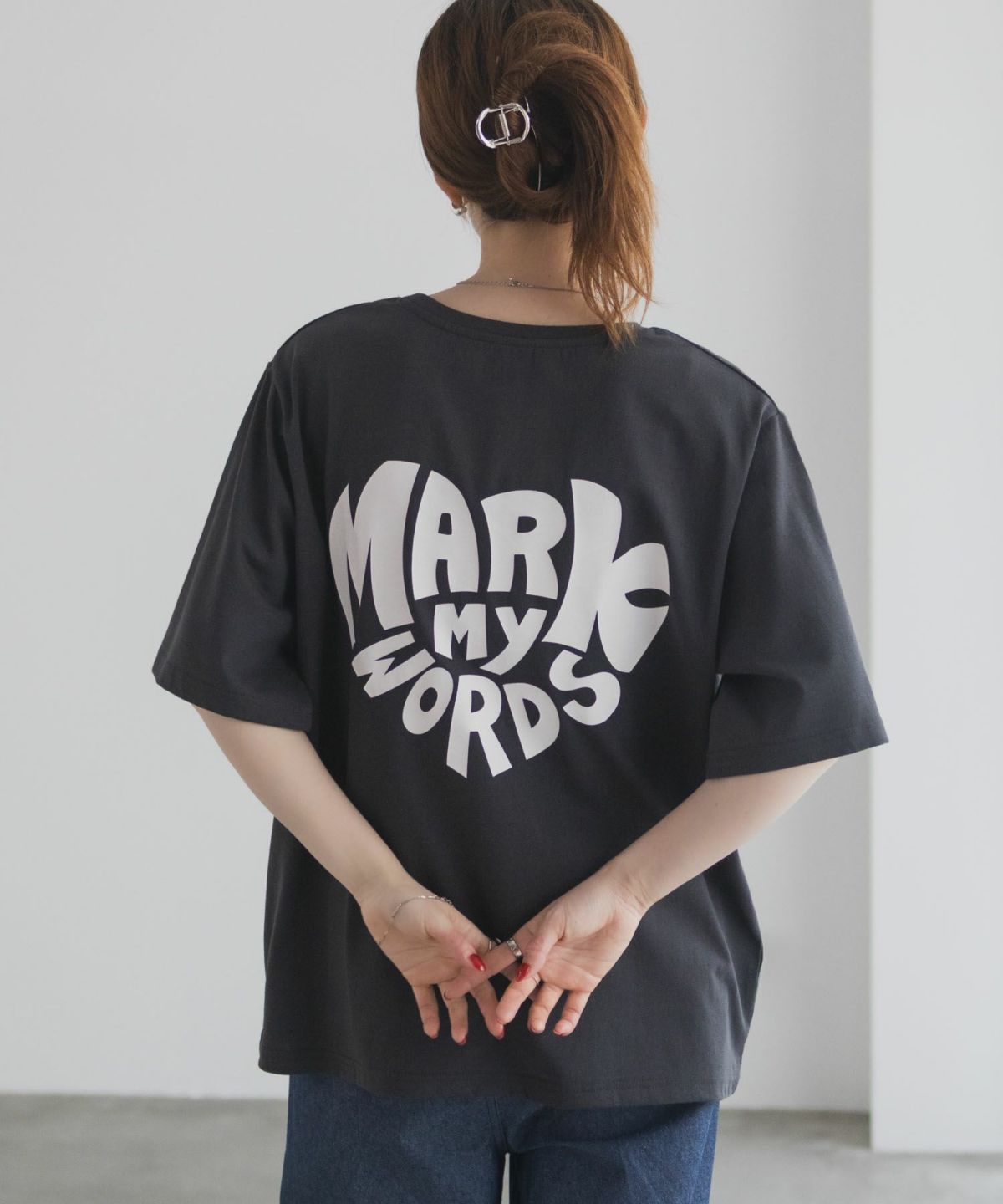 T-GRAPHICS バックプリントTシャツ レディース ネコポス 対応商品