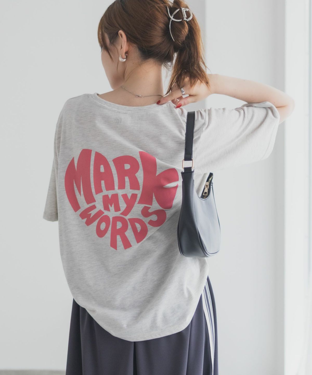 T-GRAPHICS バックプリントTシャツ レディース ネコポス 対応商品