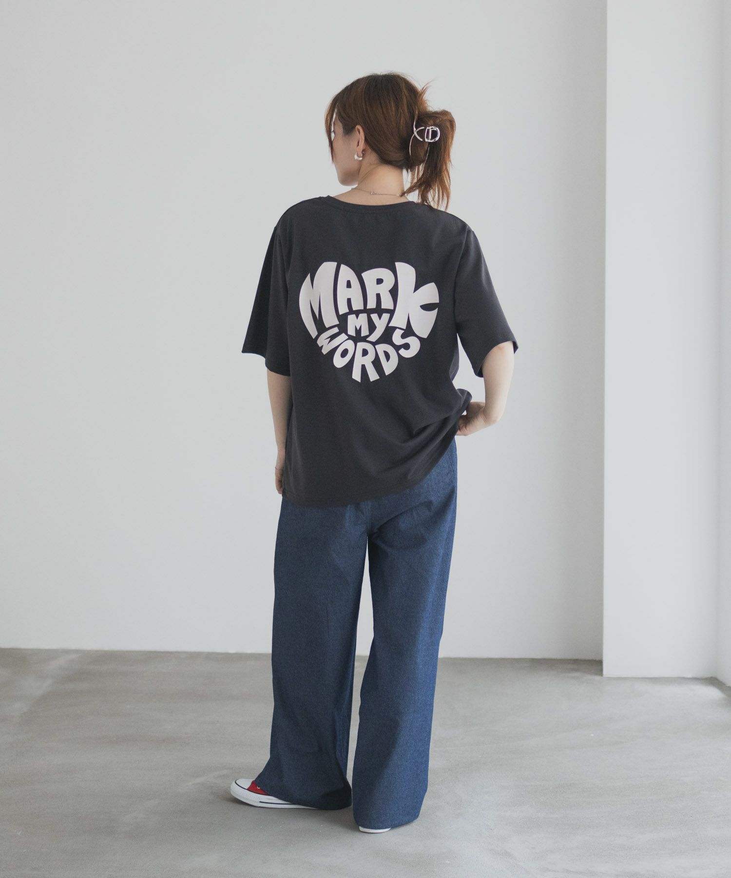 T-GRAPHICS バックプリントTシャツ レディース ネコポス 対応商品
