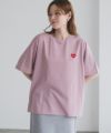T-GRAPHICS  ハート刺繍Tシャツ レディース メール便 対応商品商品サムネイル-17