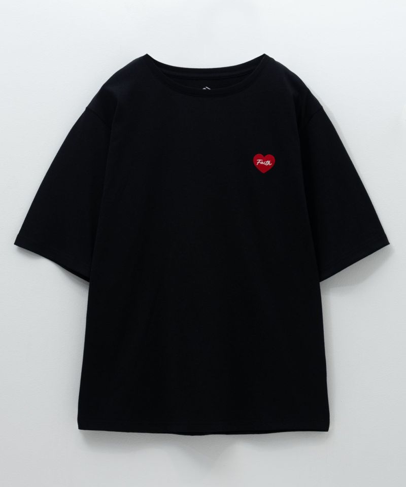 T-GRAPHICS ハート刺繍Tシャツ レディース メール便 対応商品商品画像-23