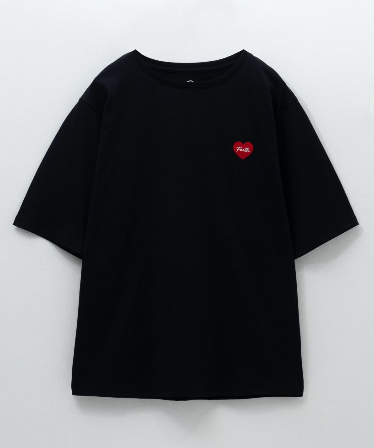 T-GRAPHICS ハート刺繍Tシャツ レディース ネコポス 対応商品