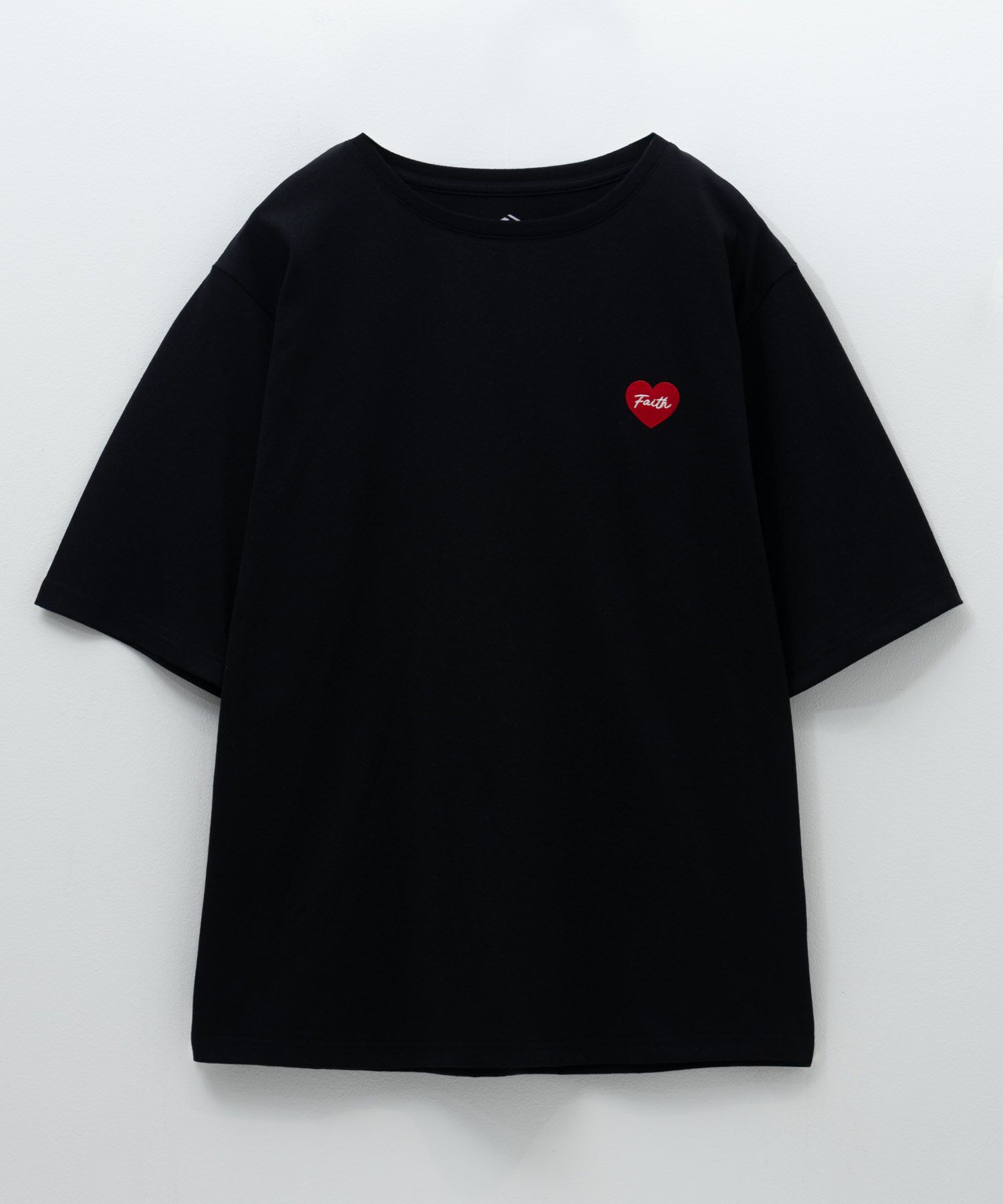 T-GRAPHICS ハート刺繍Tシャツ レディース ネコポス 対応商品