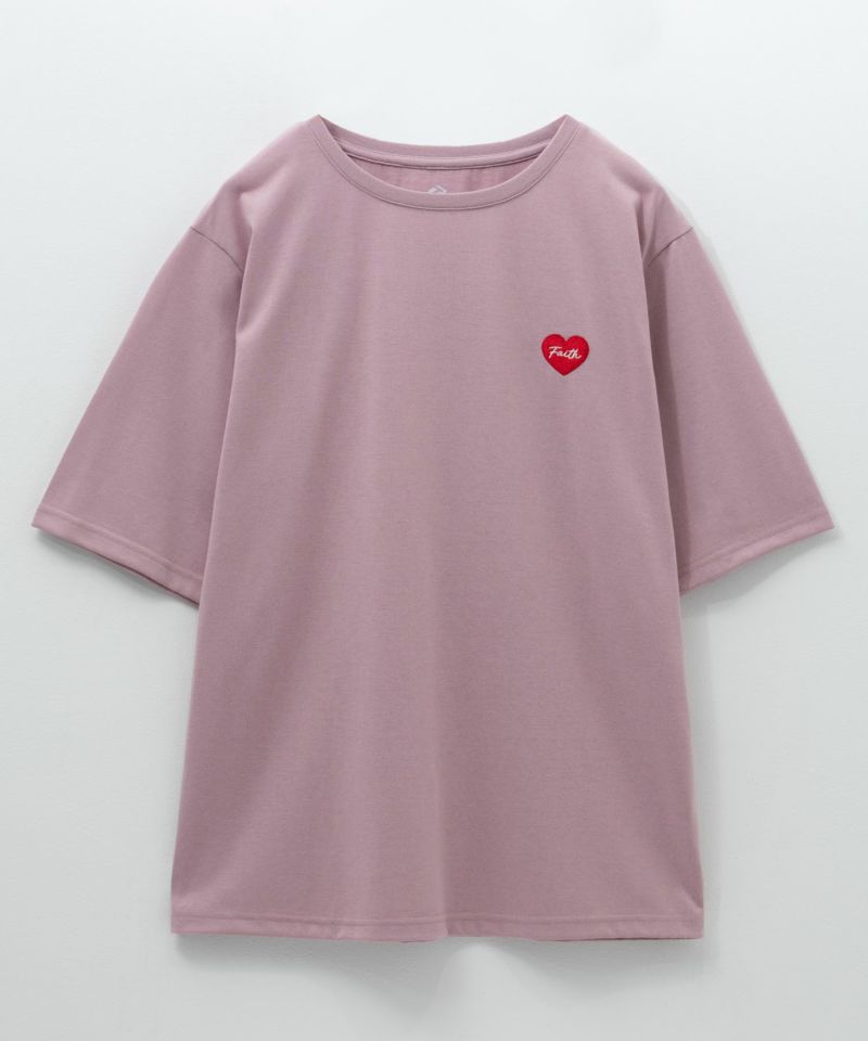 T-GRAPHICS  ハート刺繍Tシャツ レディース メール便 対応商品商品画像-25