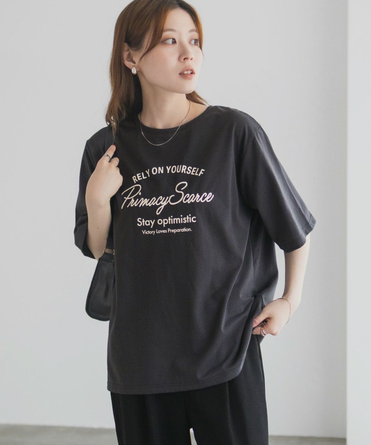 T-GRAPHICS メッセージ刺繍Tシャツ レディース ネコポス 対応商品