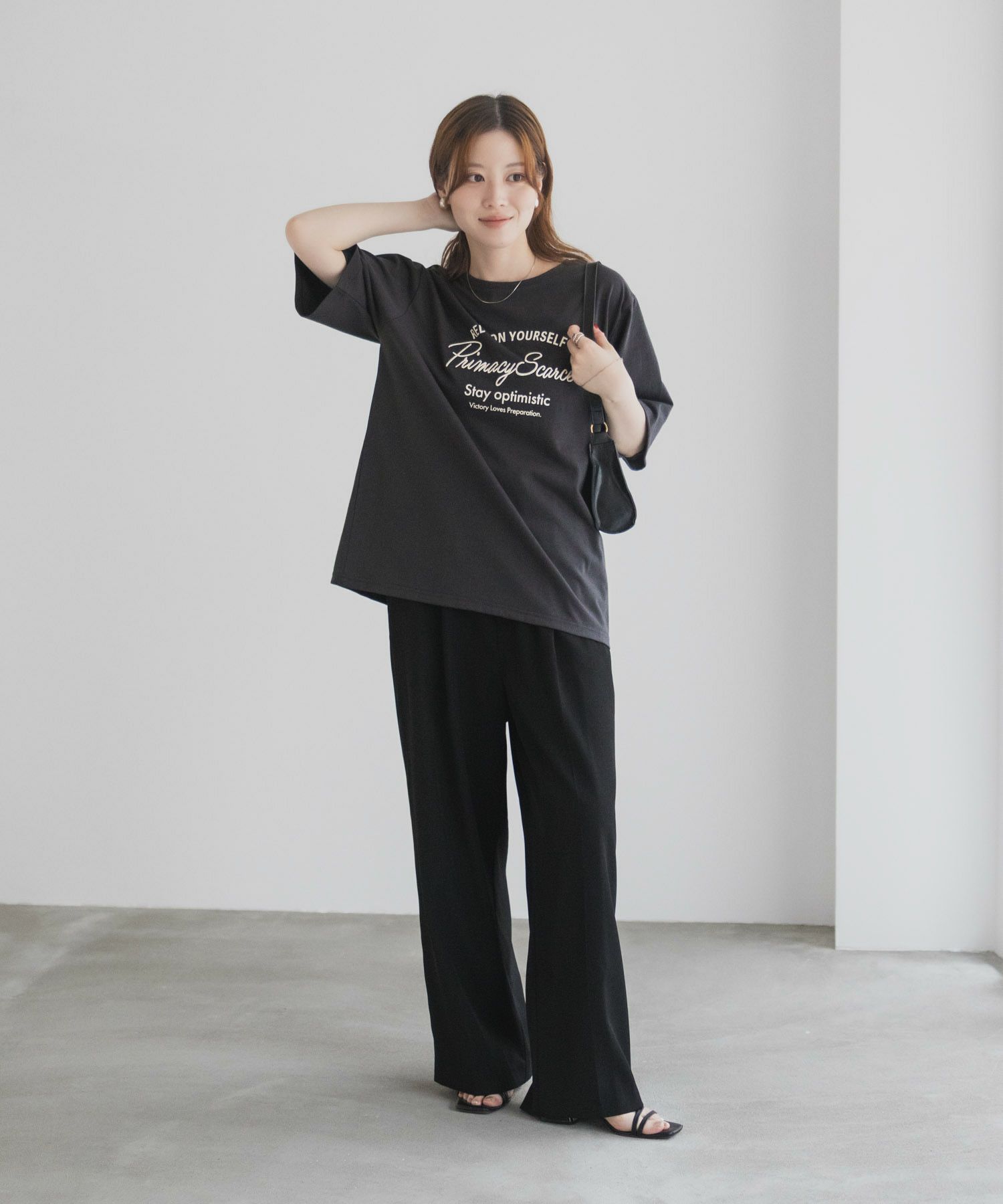 T-GRAPHICS  メッセージ刺繍Tシャツ レディース メール便 対応商品商品画像-15