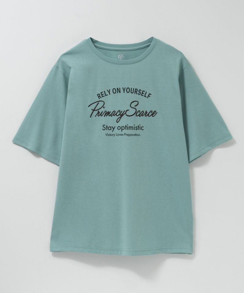 美品✨クレージュ ロゴ Tシャツ ショートパンツ カレッジロゴサイドスリットショート丈Tシャツ[pm082