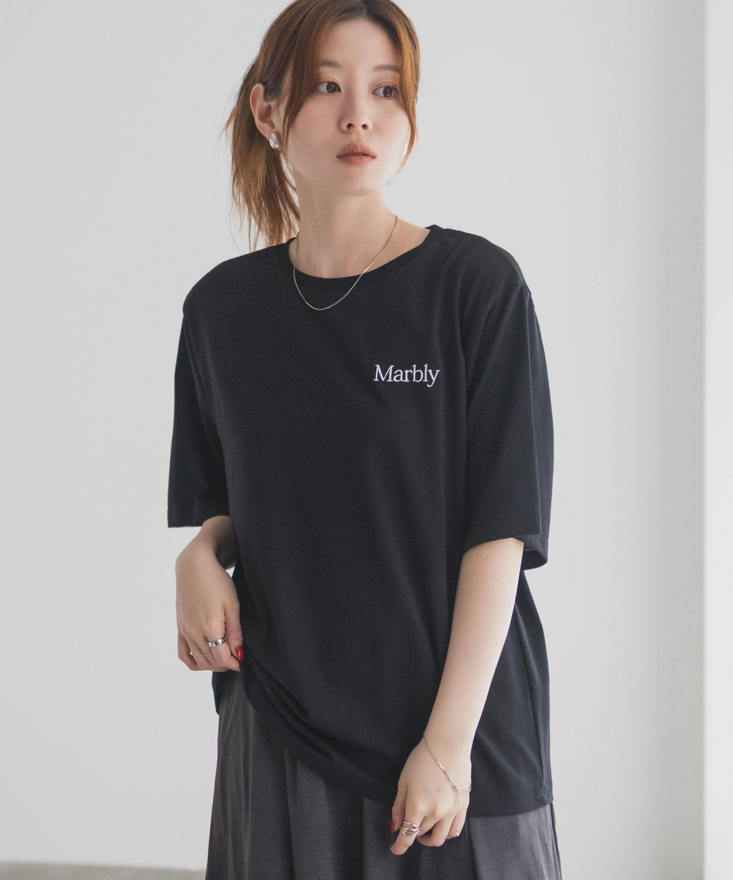 T-GRAPHICS  フラワープリントTシャツ レディース メール便 対応商品商品サムネイル-4