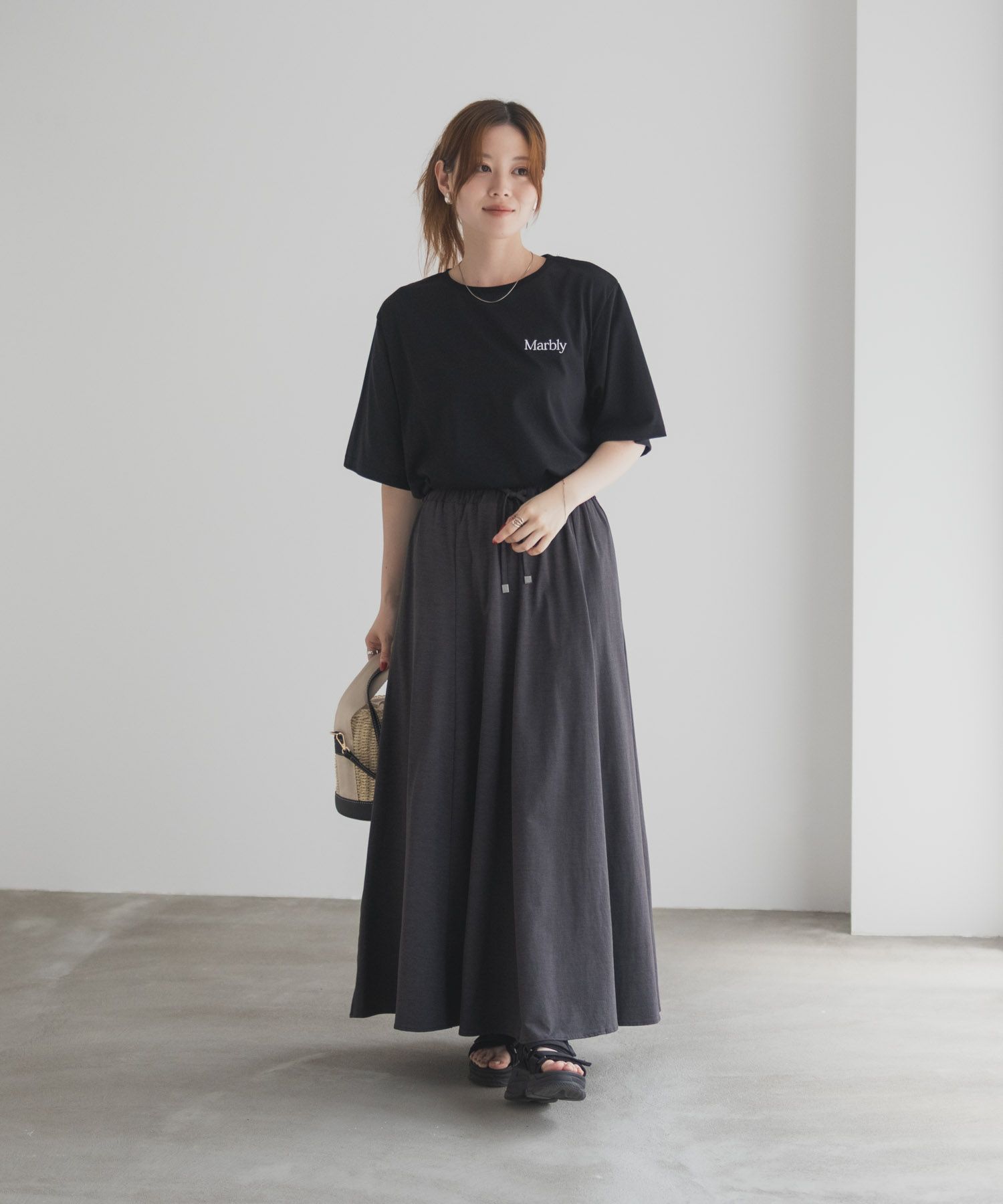 T-GRAPHICS  フラワープリントTシャツ レディース メール便 対応商品商品画像-10