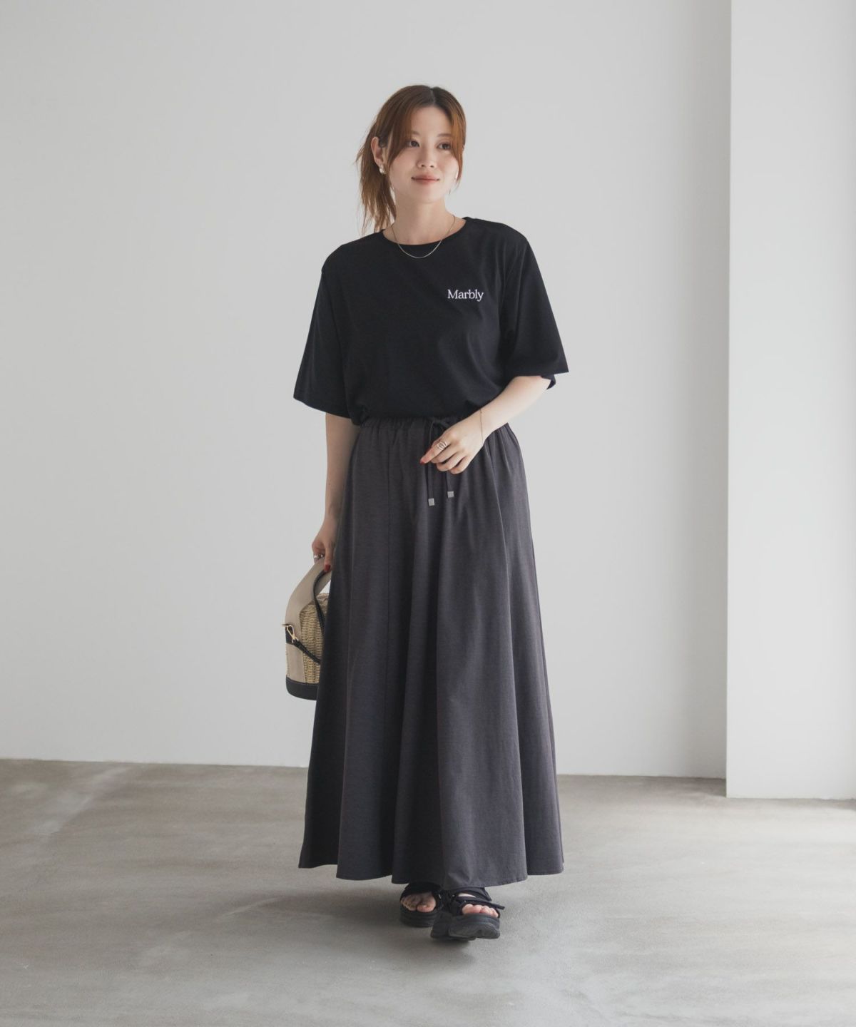 T-GRAPHICS フラワープリントTシャツ レディース ネコポス 対応商品